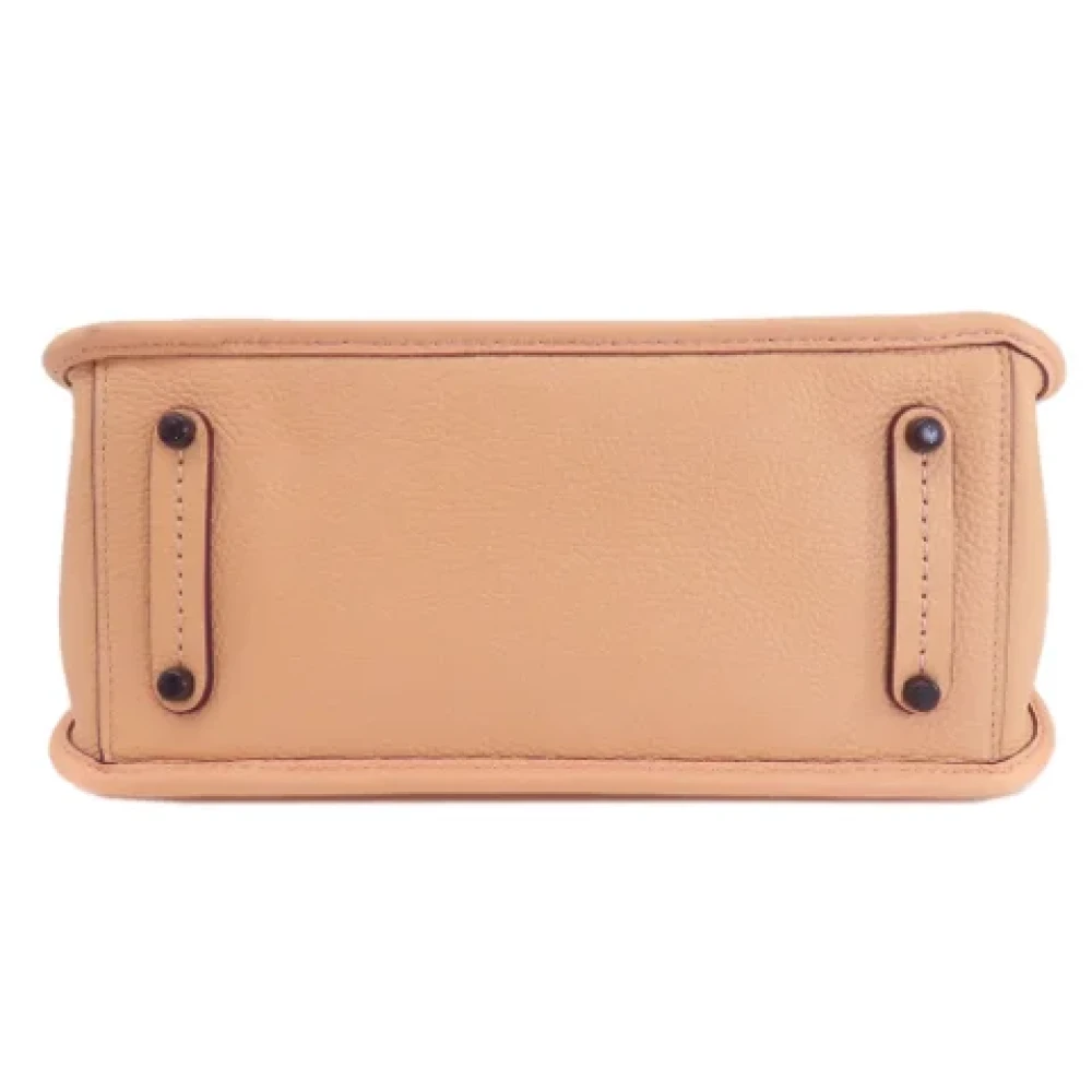 Coach Pre-owned Leather handbags Pink Dames