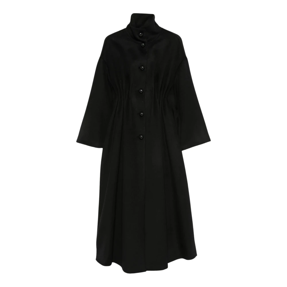 Emporio Armani Single-Breasted Coat - Female - Single-Breasted Coats - Black - S - Coats