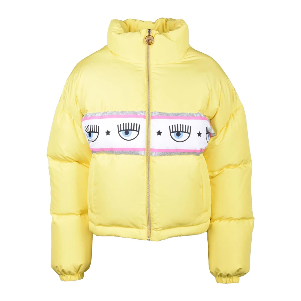 Chiara Ferragni Collection Stijlvolle polyester bovenkleding Yellow Dames
