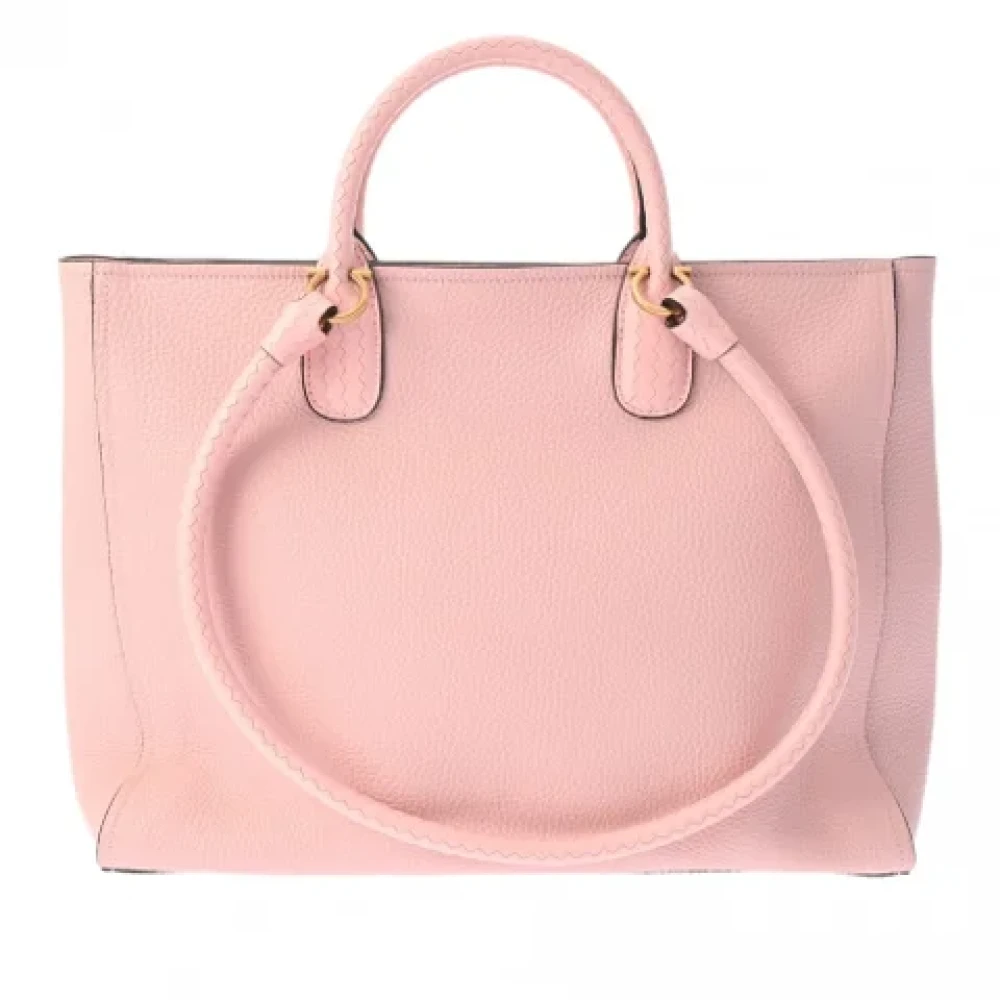 Salvatore Ferragamo Pre-owned Leather totes Pink Dames