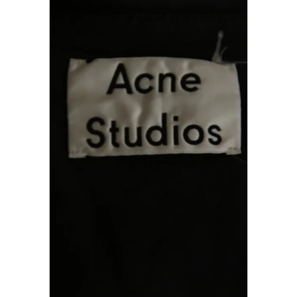 Acne Studios Pre-owned Polyester outerwear Gray Dames