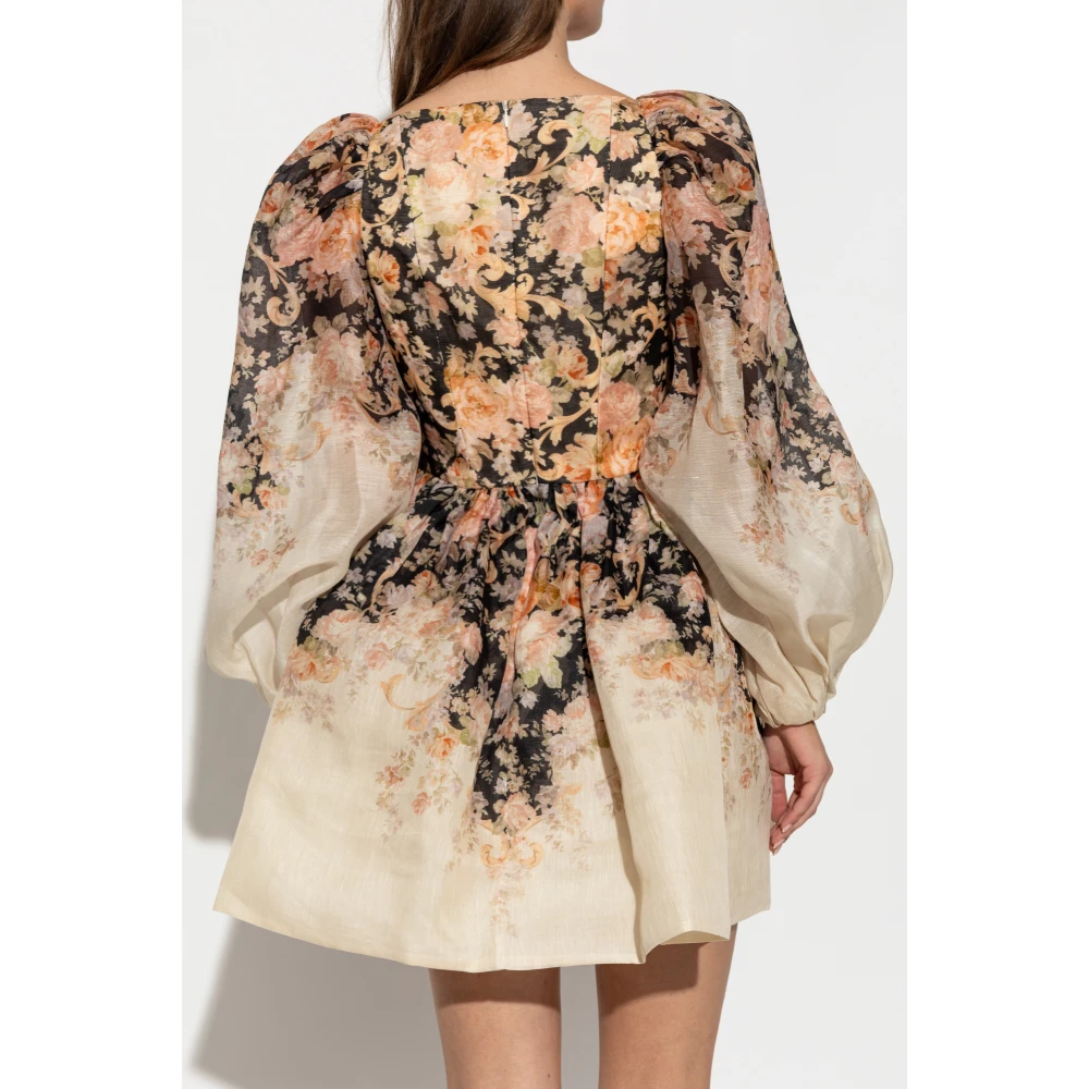 Zimmermann Jurk met bloemenpatroon Multicolor Dames