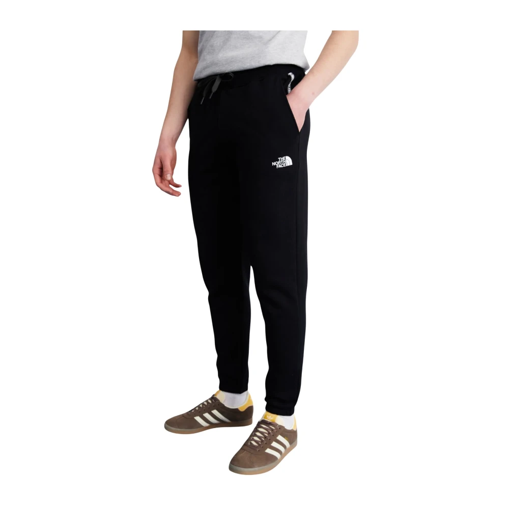 The North Face Katoenen Elastische Taille Joggers Black Heren