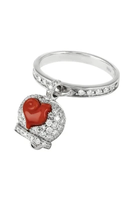 Campanelle Pavé Ring