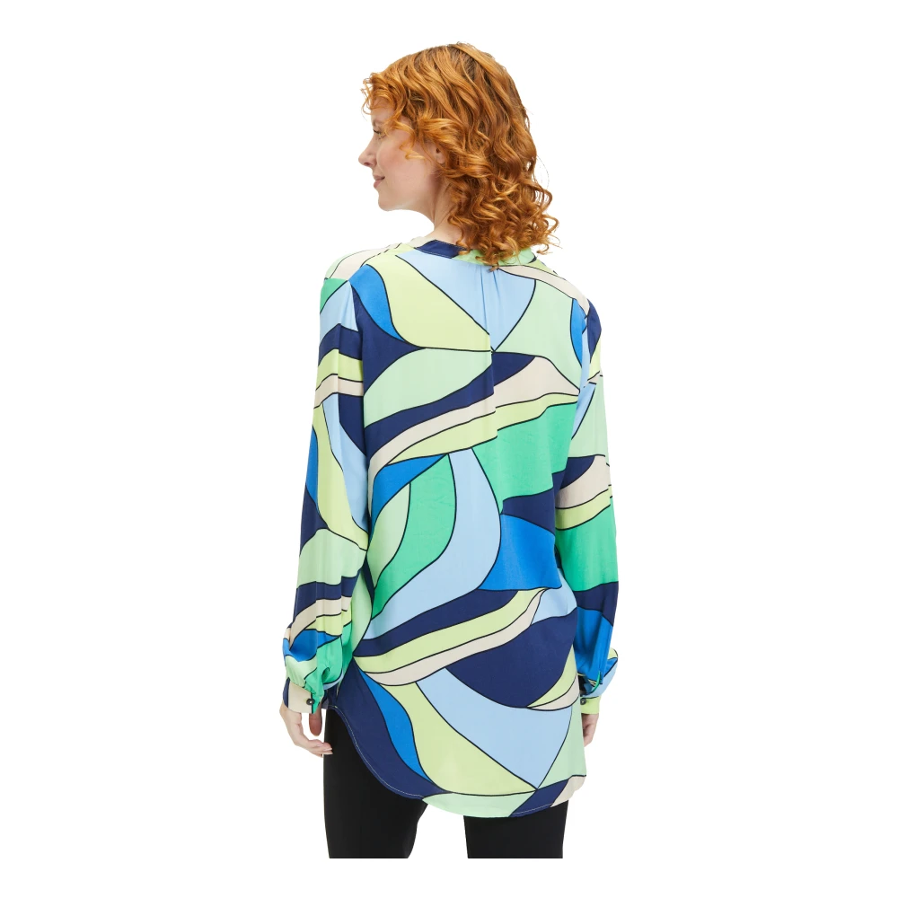 Betty Barclay Mouwloze Blouse met Stijlvolle Print Multicolor Dames