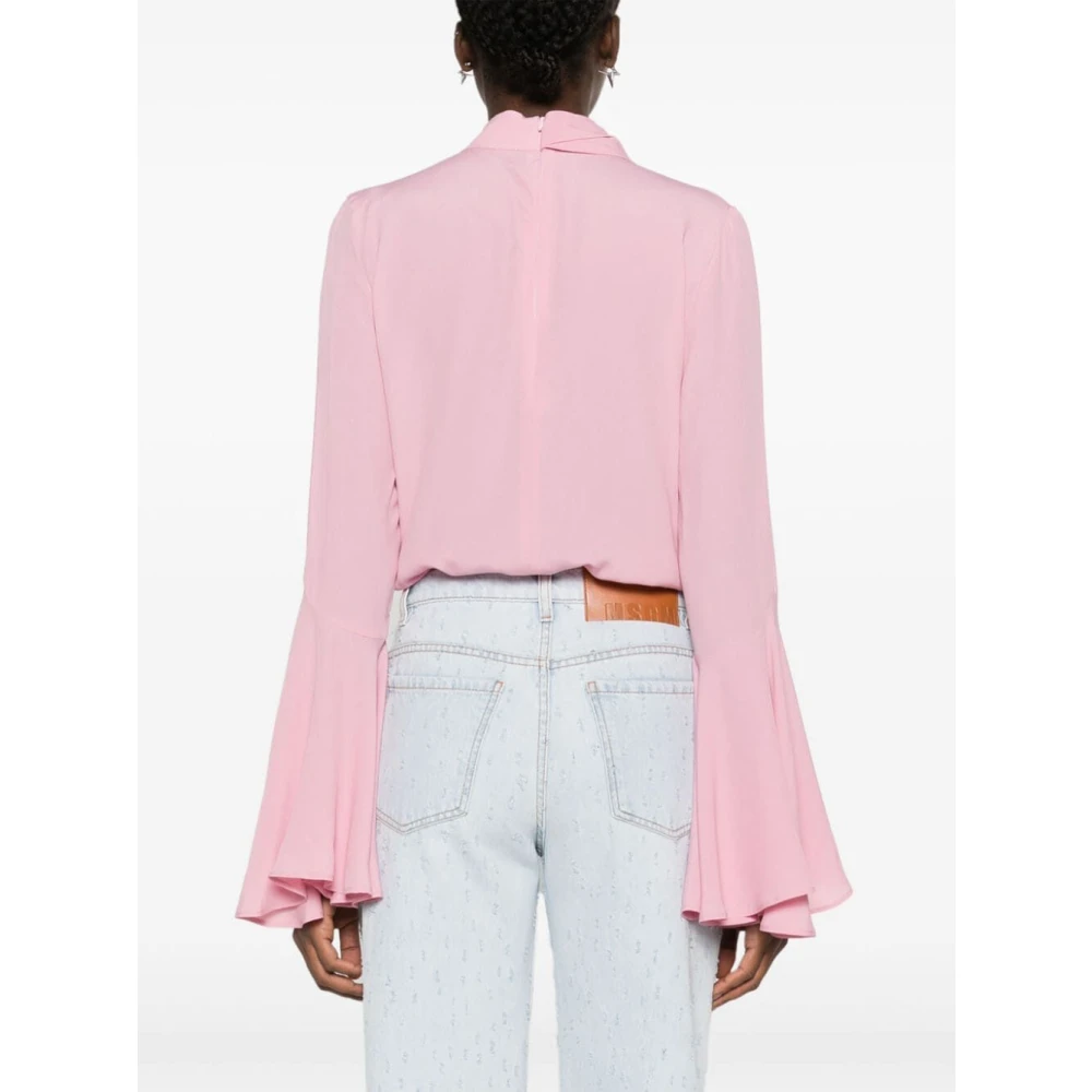 Msgm Blauwe Casual Broek voor Mannen Blue Dames