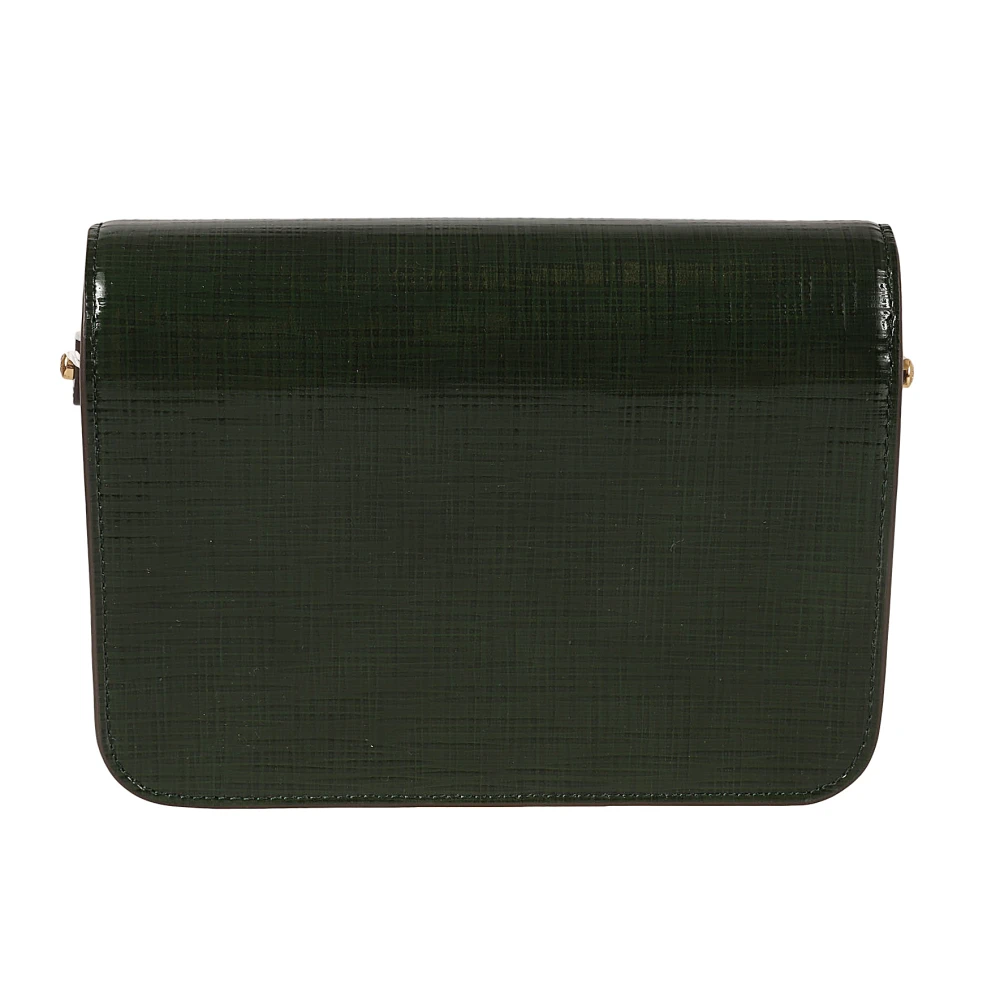 TORY BURCH Crosshatched Convertible Schoudertas Green Dames