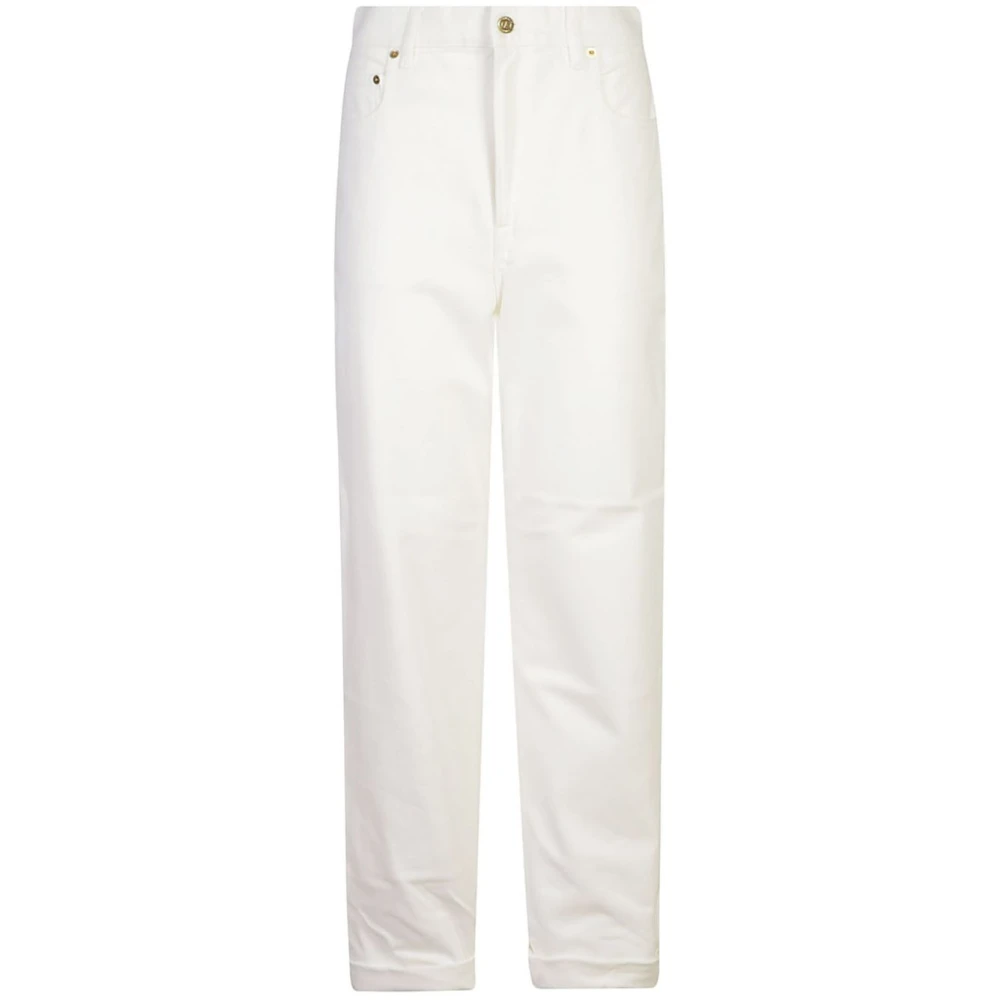 Golden Goose Offwhite Kim Dyed Bull Denim Broek White Dames