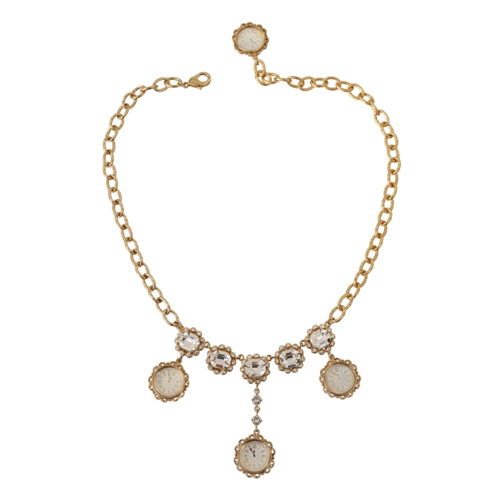 Dolce & Gabbana Women's Yellow Luxury Crystal Statement Necklace