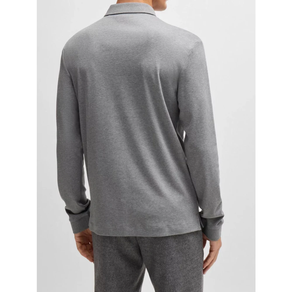 Hugo Boss Casual Grijs Jersey Shirt Gray Heren
