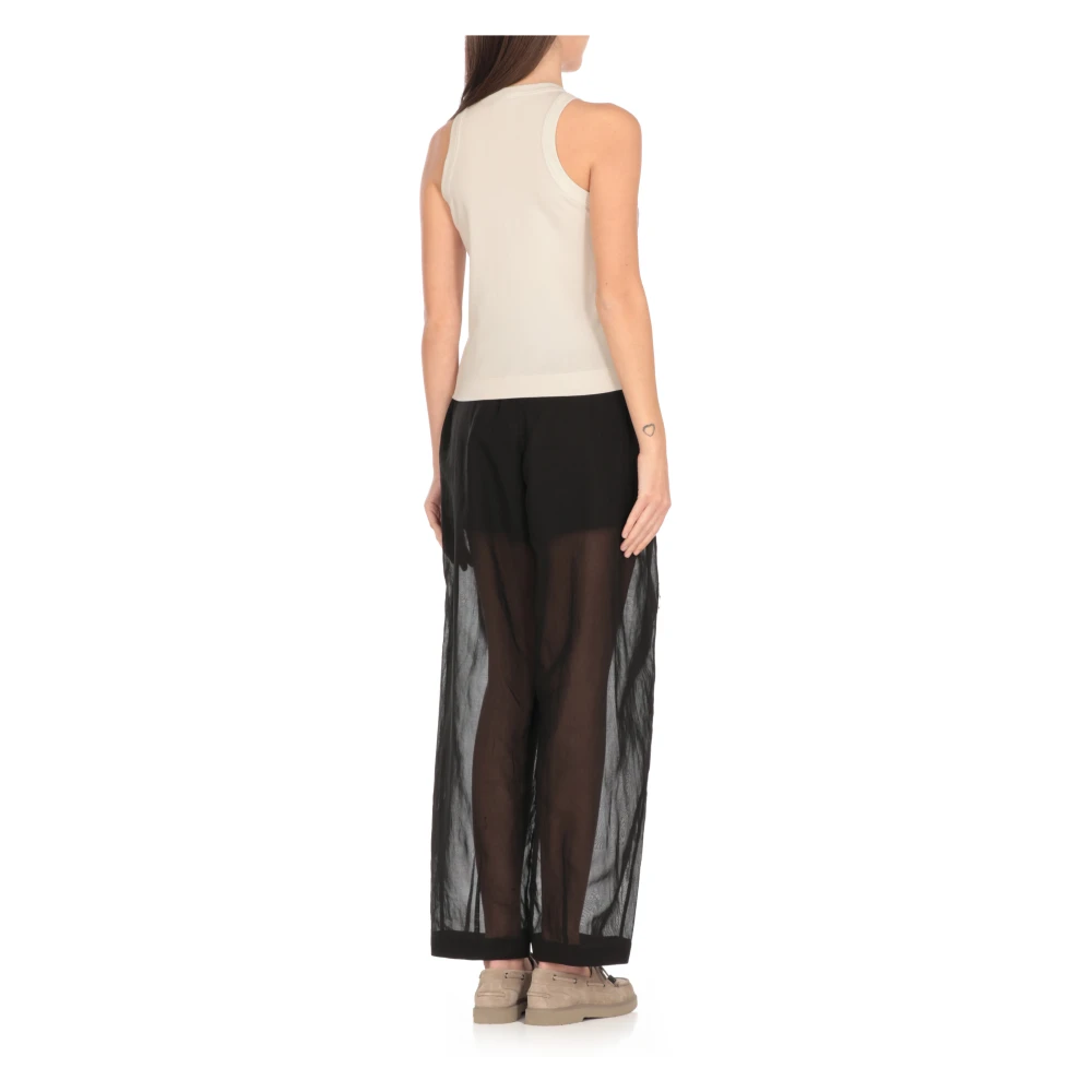 BRUNELLO CUCINELLI Beige Katoenen Paillet Top Beige Dames