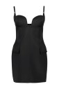 viscose-corset-dress-short-solid-color