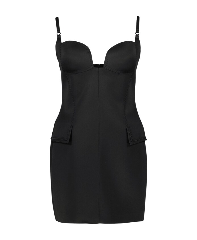viscose-corset-dress-short-solid-color