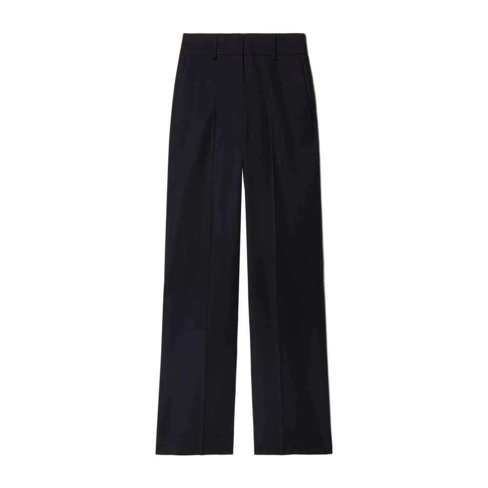 Off White Black Tailored Cut Wide Trousers - Female - Wide Trousers - Xs - Trousers