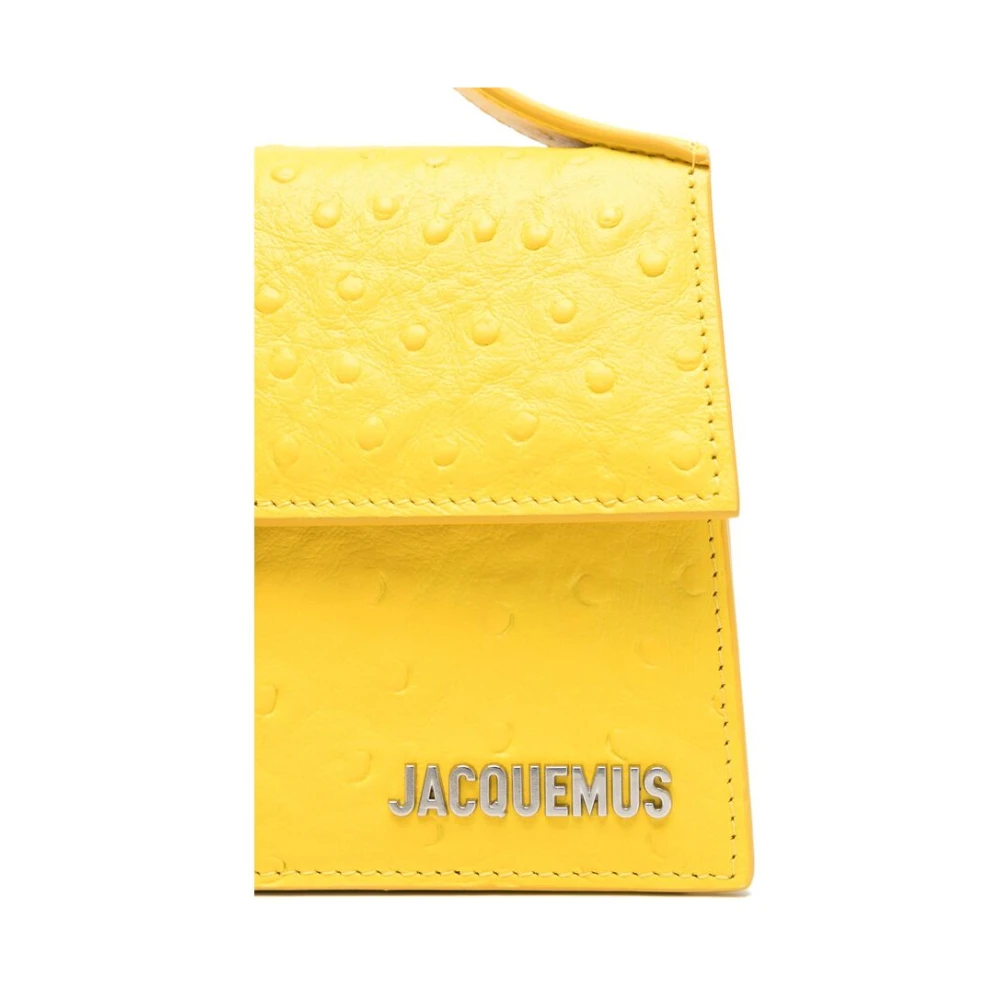 Jacquemus Gele Schoudertas met Overslag Yellow Dames