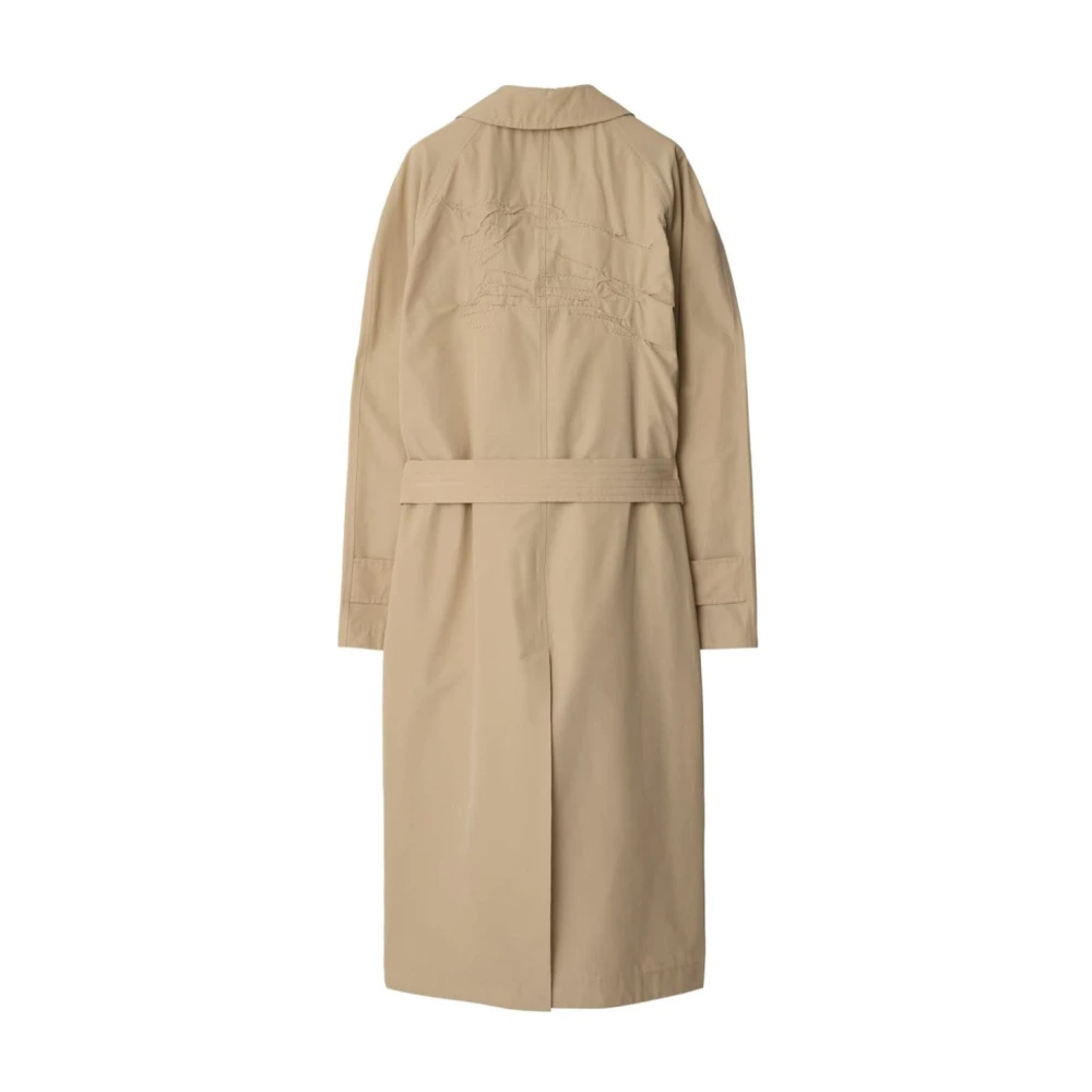 Burberry Beige Equestrian Knight Coat Beige Heren