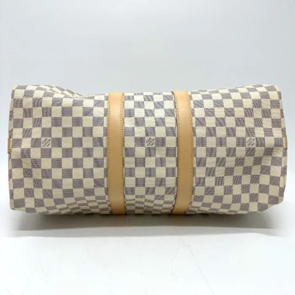 Louis Vuitton Vintage Pre-owned Cotton louis-vuitton-bags White Dames
