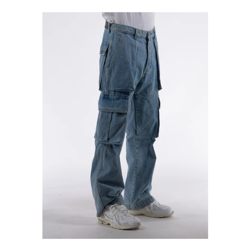 Nahmias Cargo Jeans voor Mannen Blue Heren