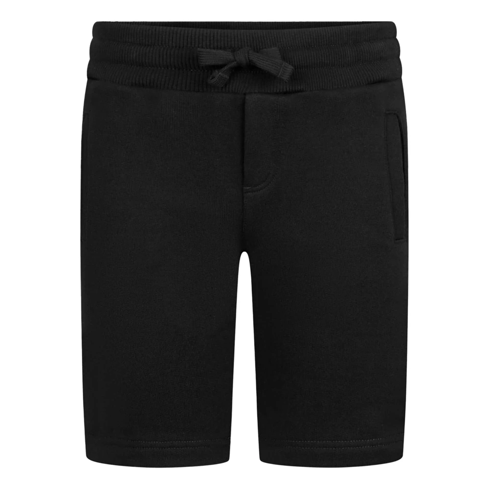 Dolce & Gabbana Boys Black Shorts,, Logo Bermuda Shorts For Size 8 Y