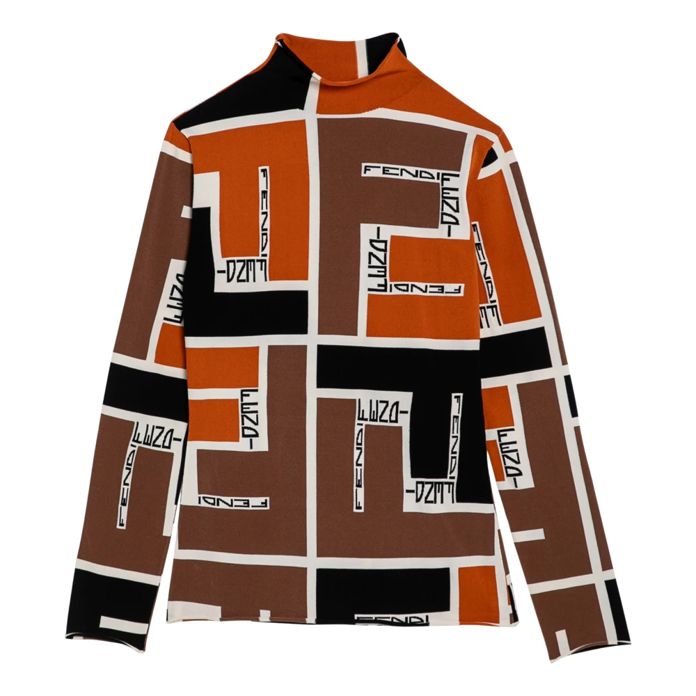 Fendi Trui met Sweet Life Style Multicolor Dames