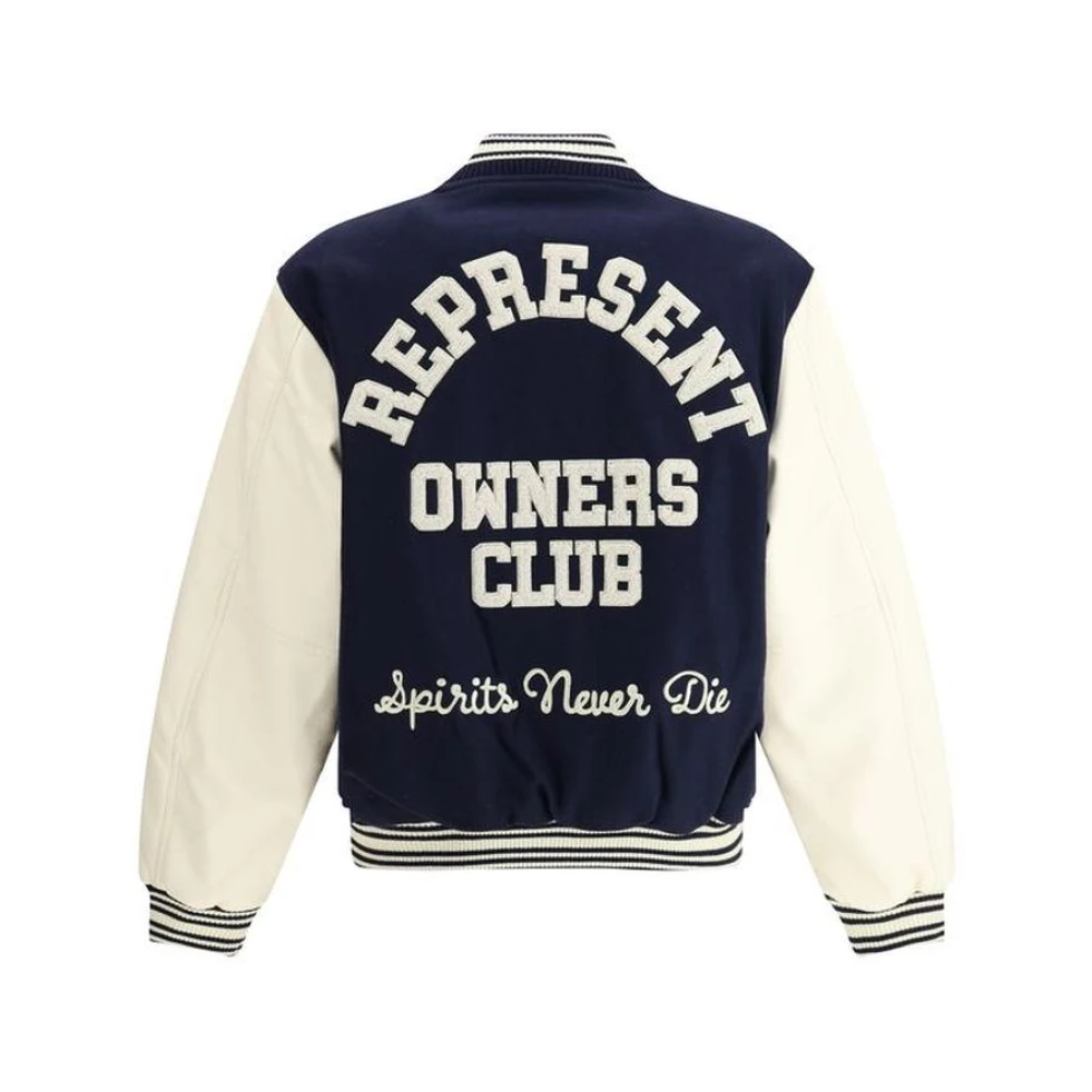 Represent Varsity Owners Club Jacket Blue Heren