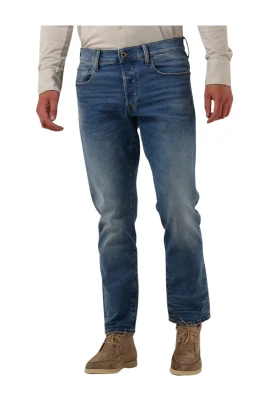 Regular Tapered Blå Jeans