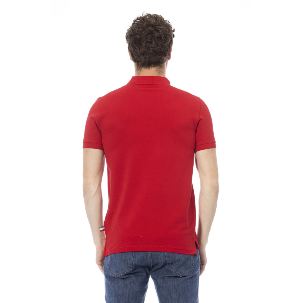 Baldinini Kleding polo-shirts Red Heren