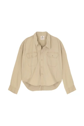 Cropped Utility Shirt