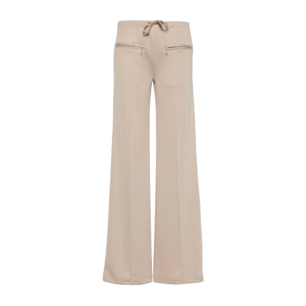 Courrèges Wide Trousers Beige Dames