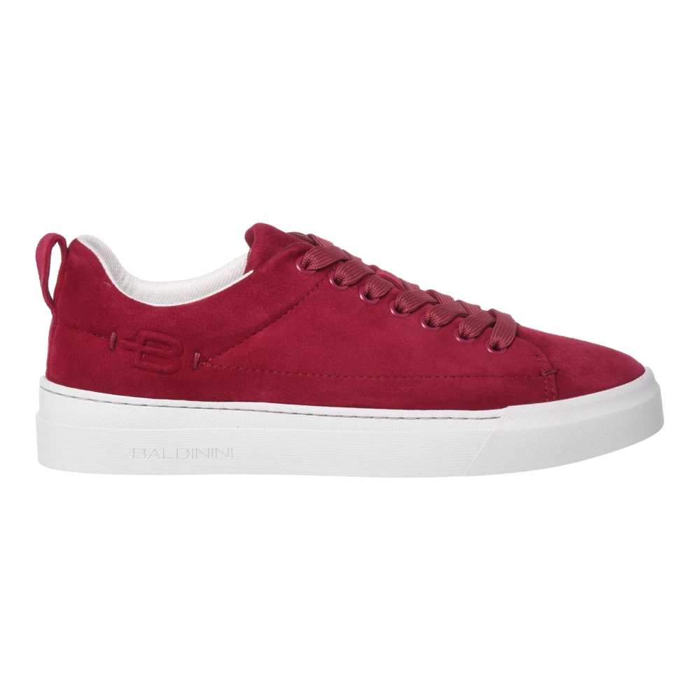 Baldinini Suede Sneaker Dames Schoenen Rood