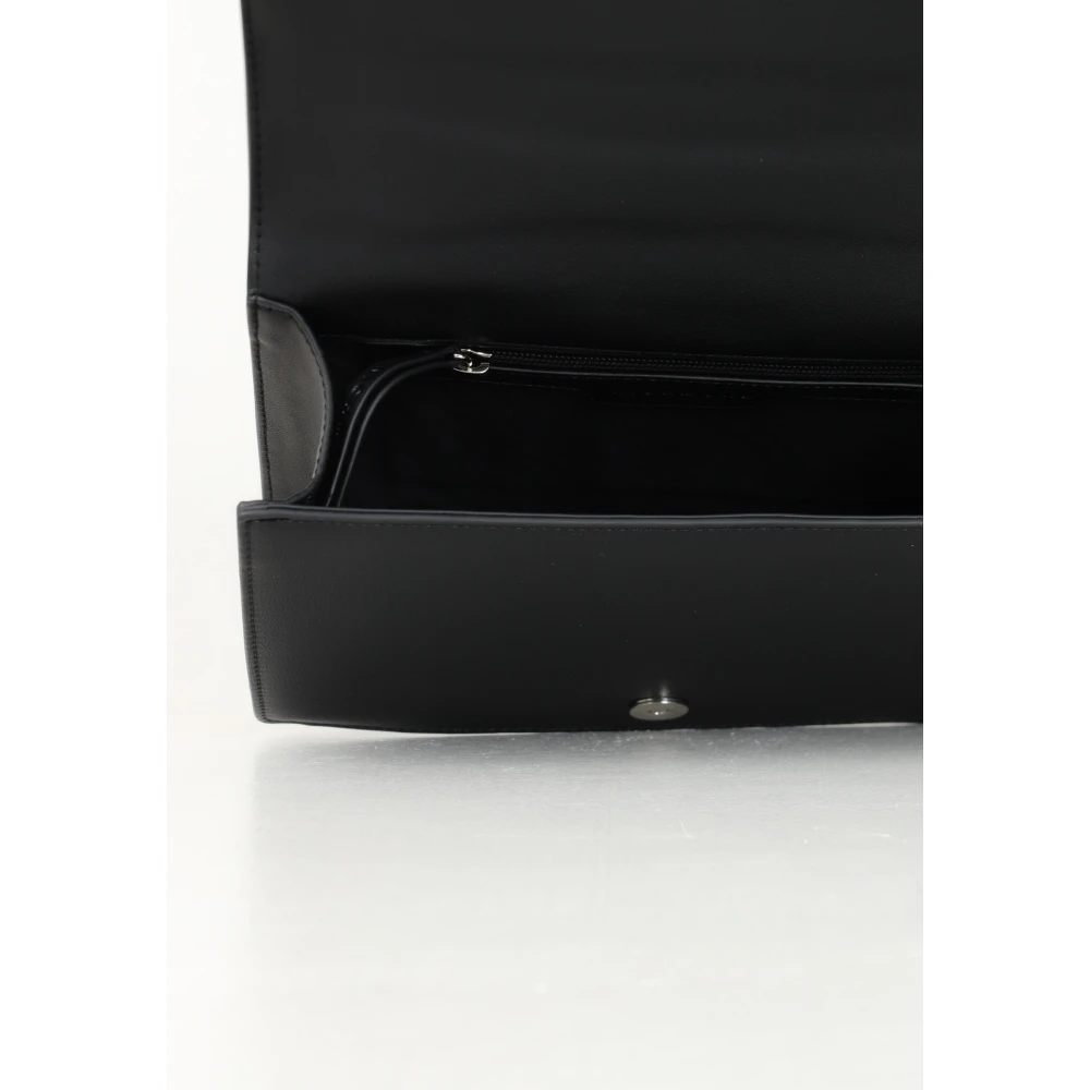 Richmond Zwarte schoudertas met monogramlogo Black Dames