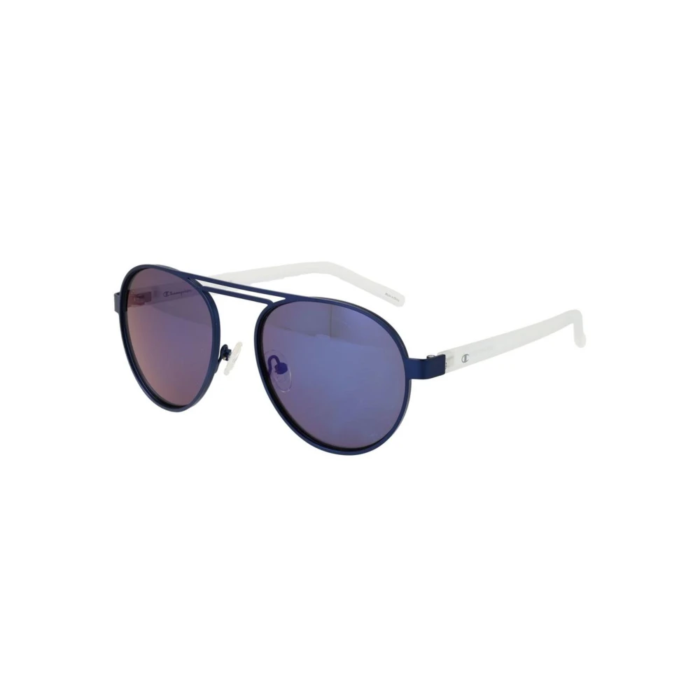Champion Men's White Metal Frame Square Sunglasses - Sunglasses - One Size - Accessories