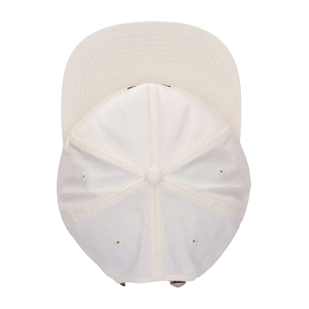 Obey Platte Klep Strapback Cap Ongebleekt Katoen Beige Heren