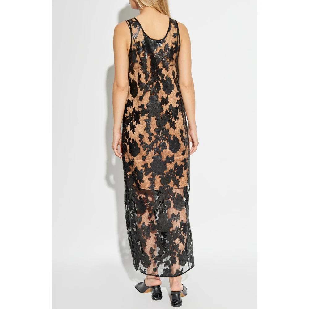 Munthe Dubbellagige jurk Black Dames