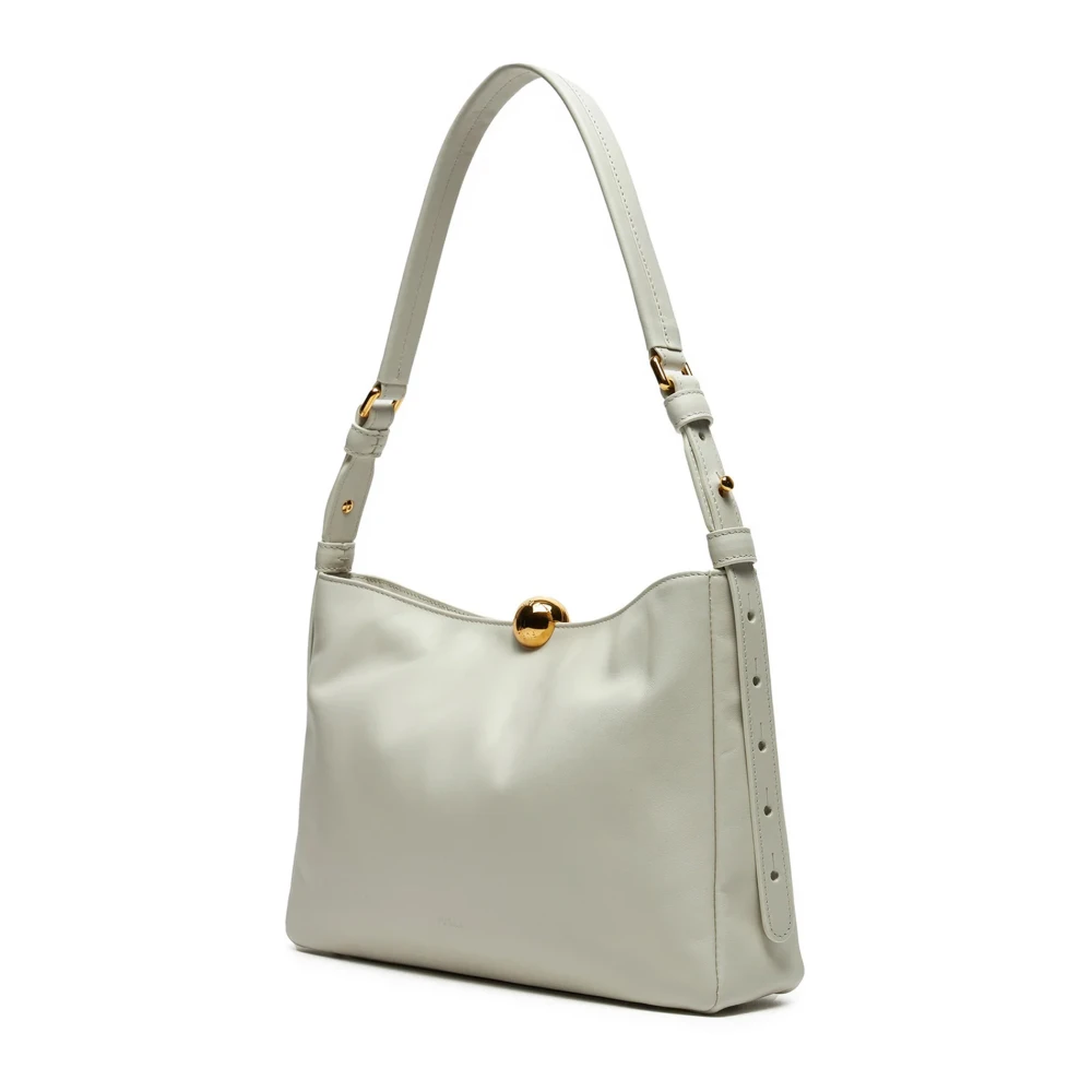 Furla Zachte Sfera Wit Leren Tas White Dames