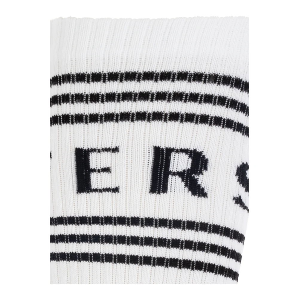 Versace Katoenen sokken met logo White Heren