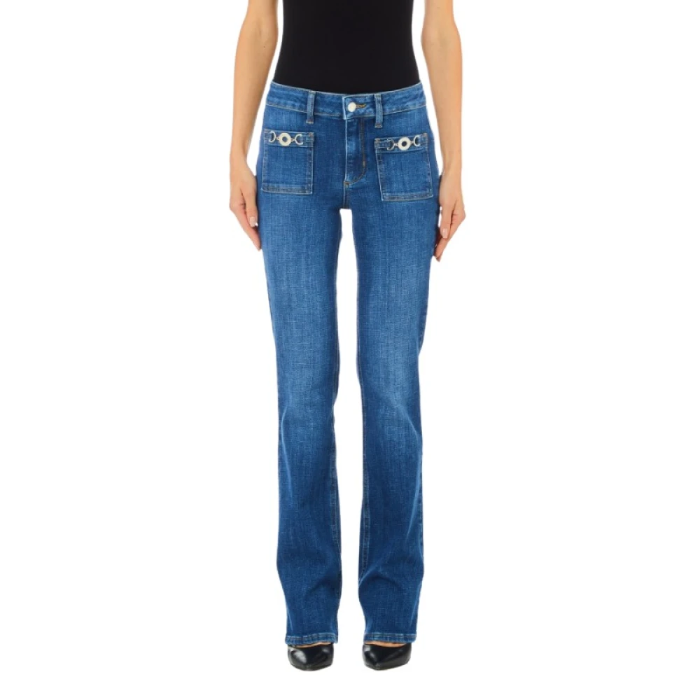 Liu Jo Bootcut Jeans Array Large Blue Dames