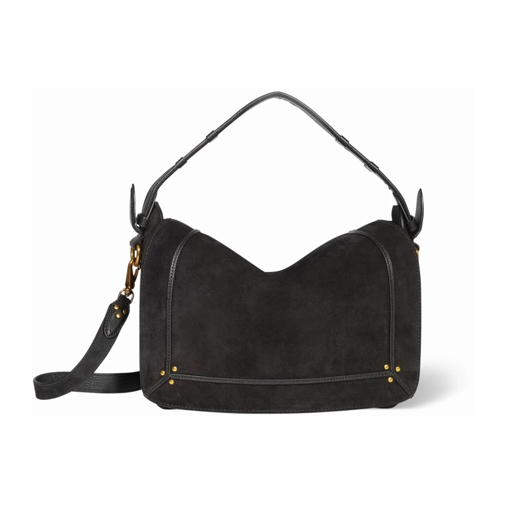 Jérôme Dreyfuss Gewatteerde leren schoudertas met elegante details Black Dames