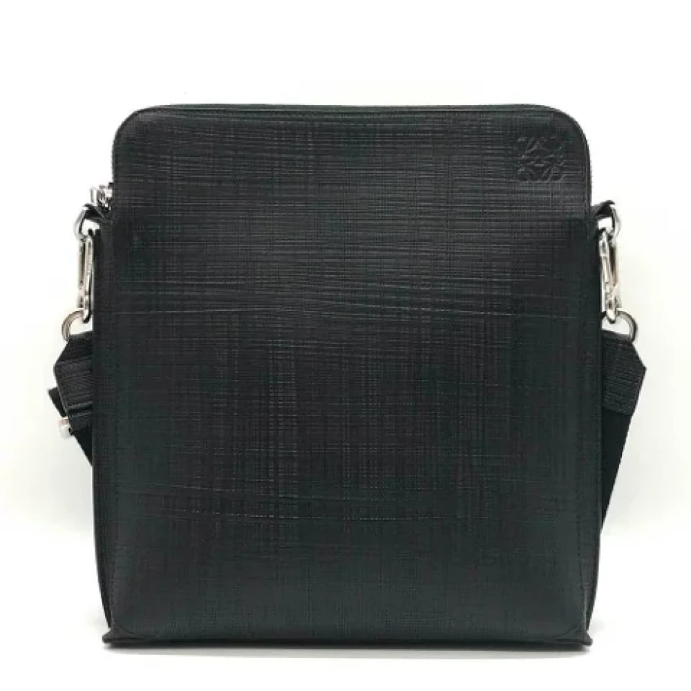 Loewe Pre-owned Fabric shoulder-bags Black Dames
