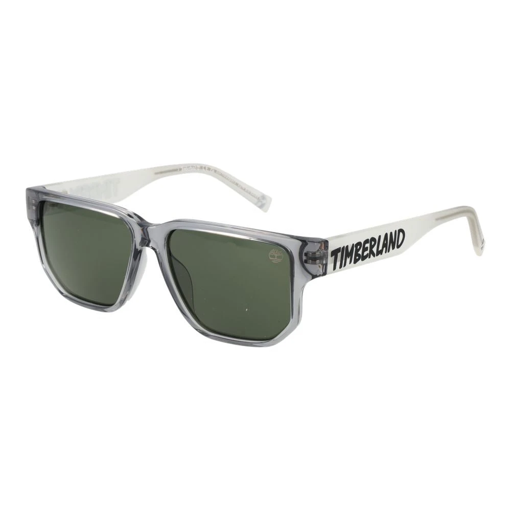 Timberland Unisex Gray Sunglasses, One Size, Stainless Steel Full-Rim Green Sunglasses
