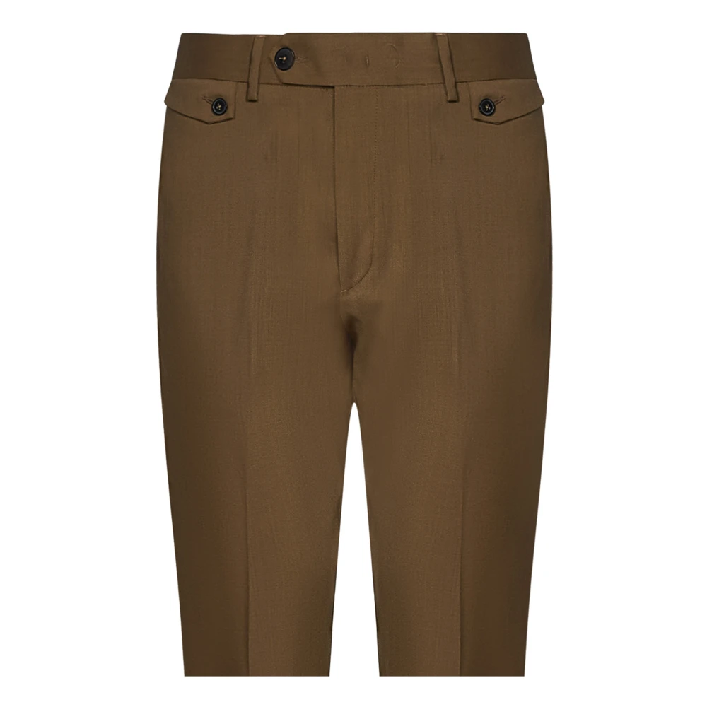 Low Brand Slim-fit Trousers Beige Heren