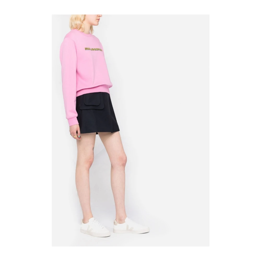 Karl Lagerfeld Roze Katoenen Sweatshirt voor Vrouwen Pink Dames