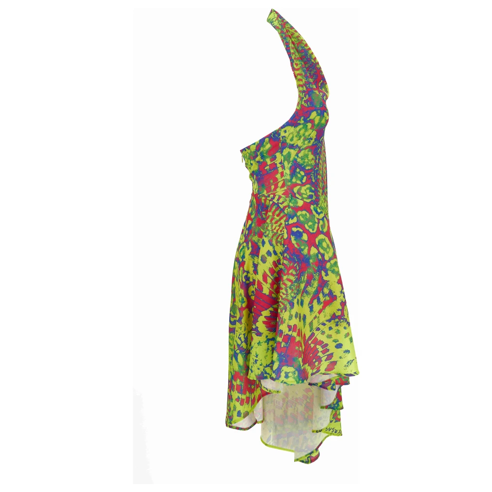 Versace Jeans Couture Elegante Designerjurken Multicolor Dames