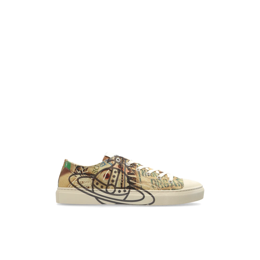 Vivienne Westwood Sportskor Plimsoll Low Top 2.0 Beige, Herr