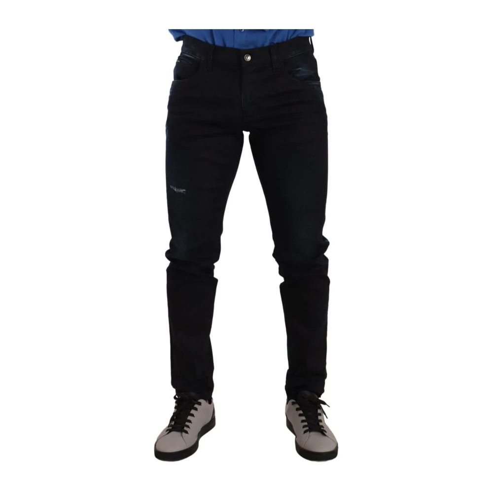 Dolce & Gabbana Men's Dark/Blue Elegant Skinny Jeans