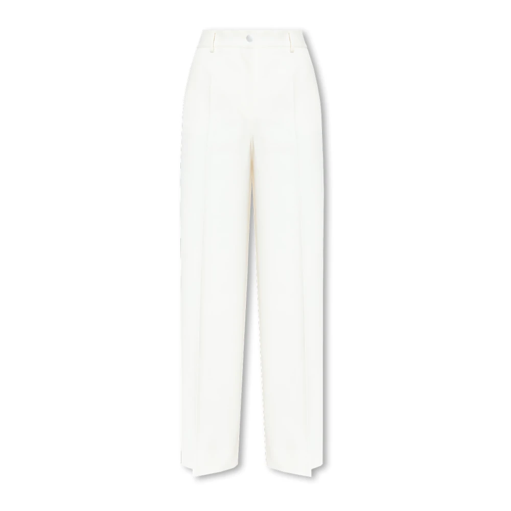 Dolce & Gabbana Wollen broek White Dames
