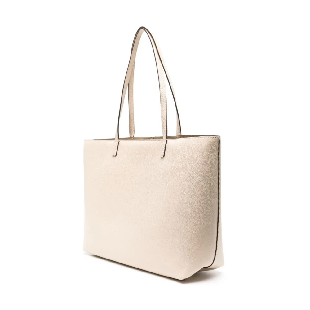 TORY BURCH Brie MC Graw Leren Crossbody Tas Beige Dames