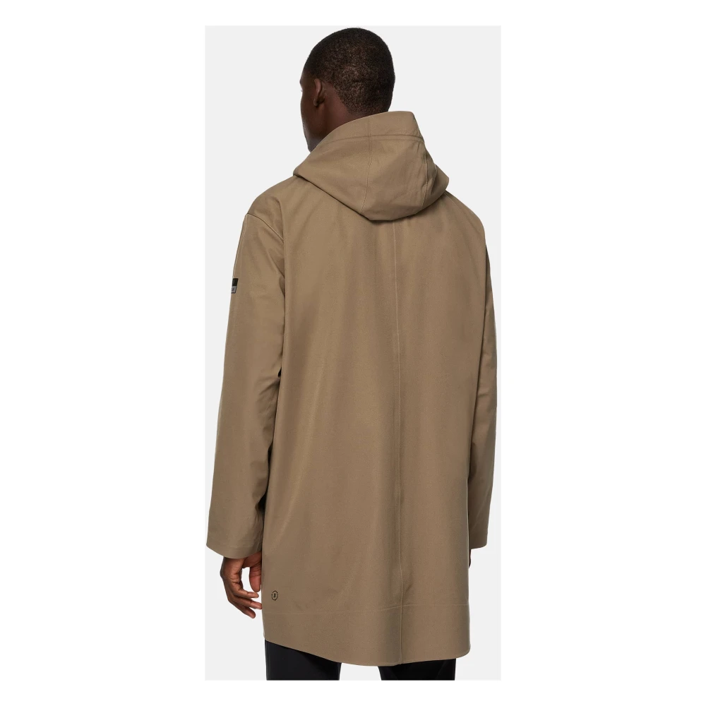 Boggi Milano Technical Fabric B Tech Parka Beige Heren