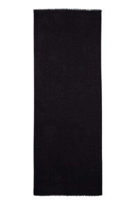 black-scarf-with-fringed-edges