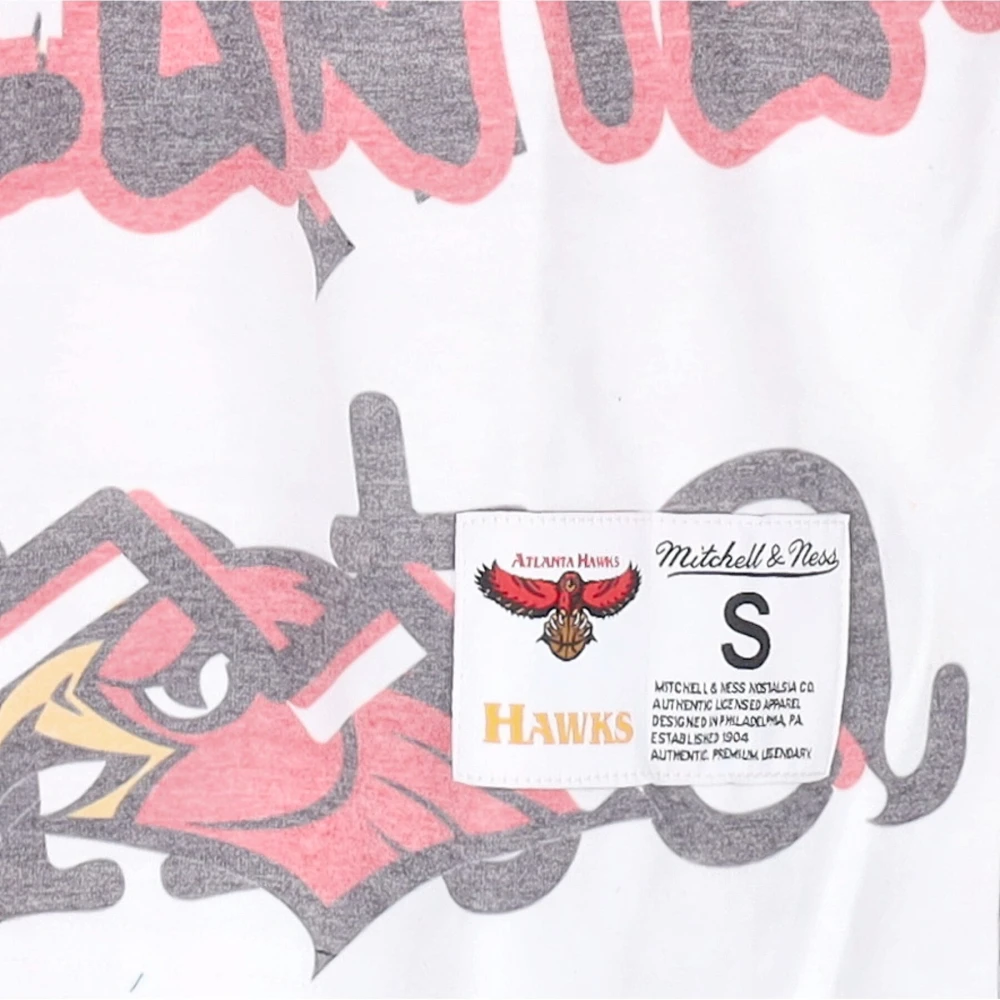 Mitchell & Ness NBA Jumbotron 2.0 Tee Atlanta Hawks Multicolor Heren